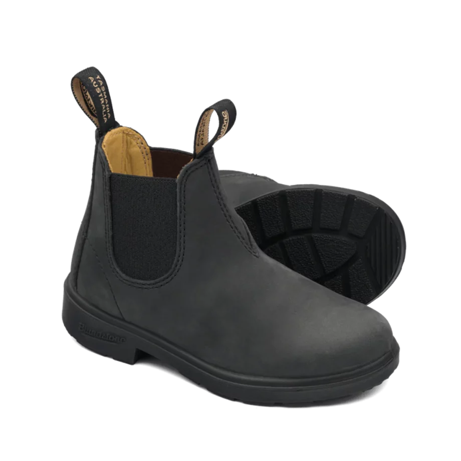 BLUNDSTONE KIDS | Kids boots nubuck - Rustic Black/Grey