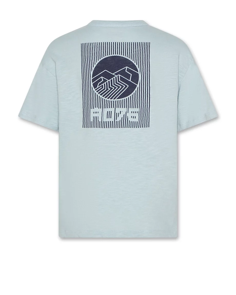 AO76 | SILAS t-shirt lines Blue Sky