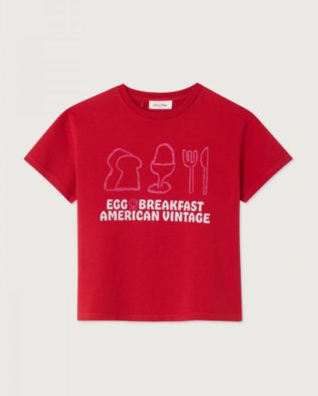 AMERICAN VINTAGE | T-shirt enfant Fizvalley GROSEILLE VINTAGE