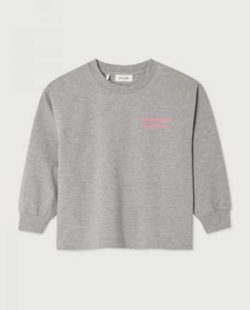 AMERICAN VINTAGE | T-shirt enfant Fizvalley ML GREY CHINE