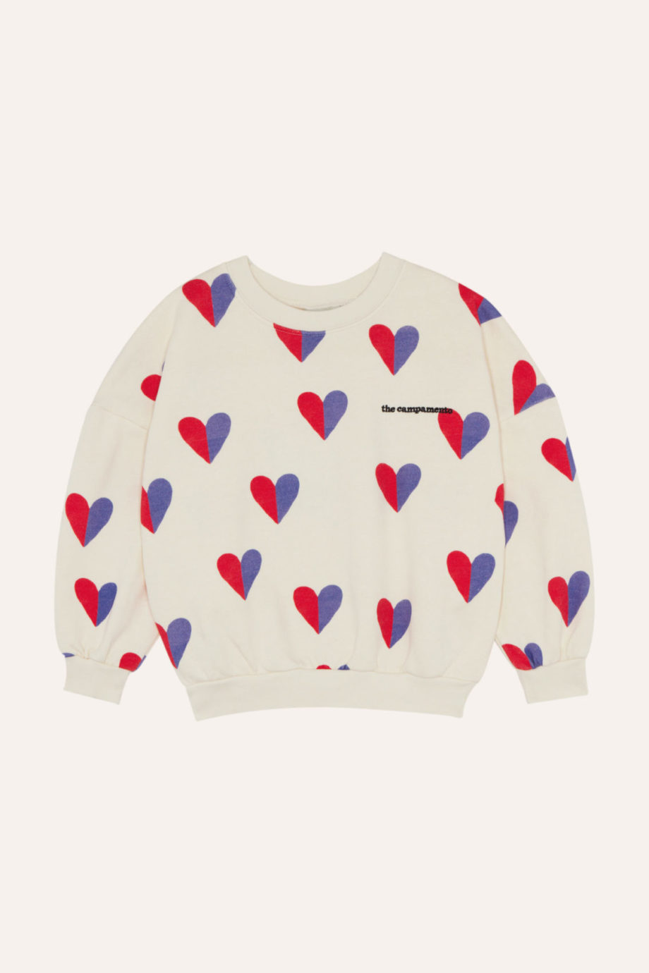 THE CAMPAMENTO | Bicolor Hearts Sweatshirt