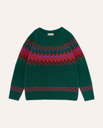 THE CAMPAMENTO | Zig Zag Green Jumper