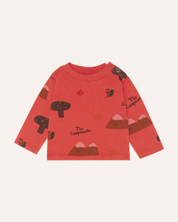 THE CAMPAMENTO BABY | Mountains Red Baby Tshirt