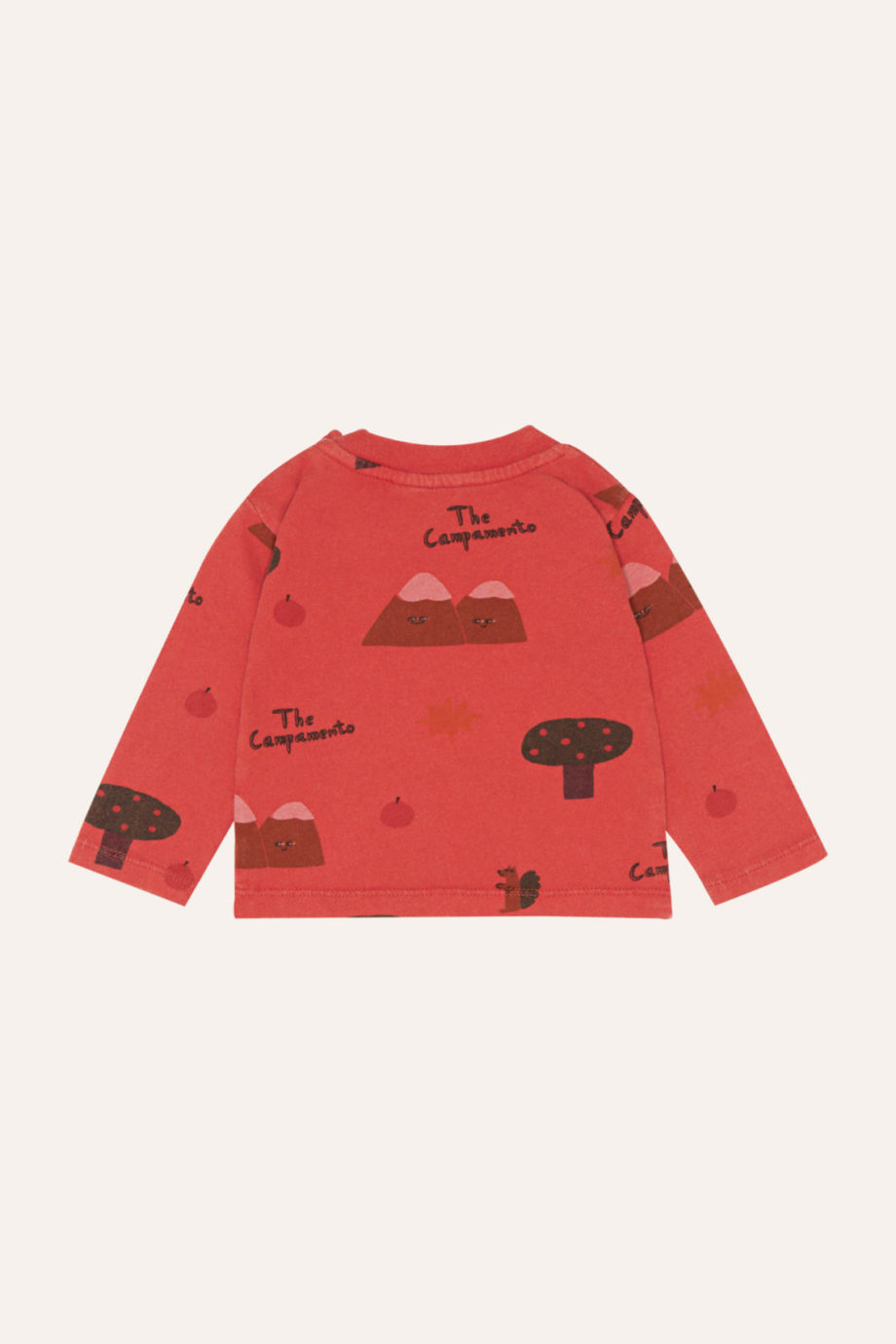 THE CAMPAMENTO BABY | Mountains Red Baby Tshirt