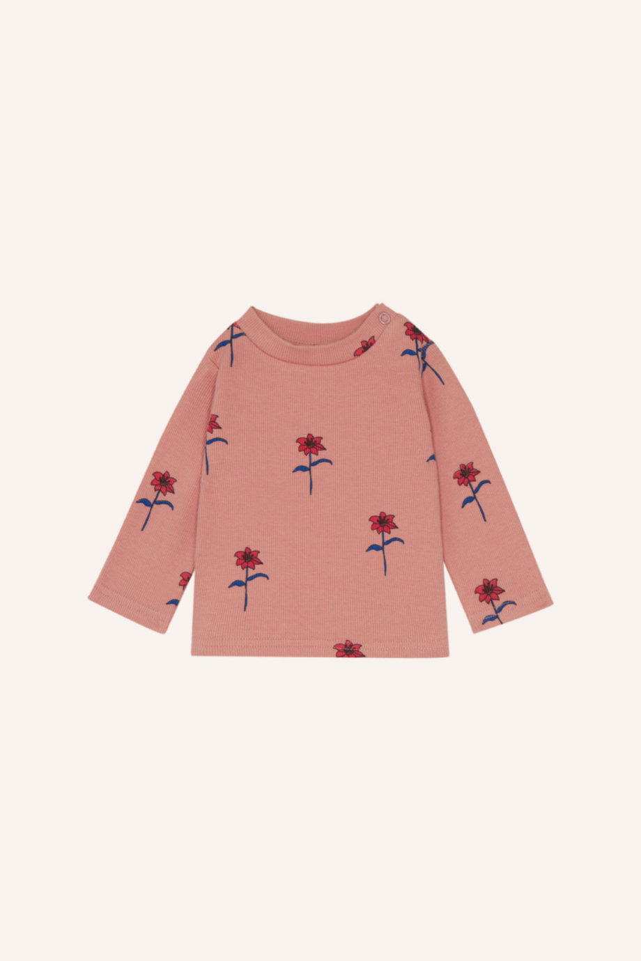 THE CAMPAMENTO BABY | Flowers Pink Baby Tshirt