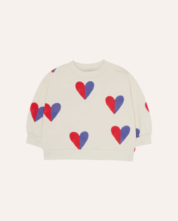 THE CAMPAMENTO BABY | Bicolor Hearts Baby Sweatshirt