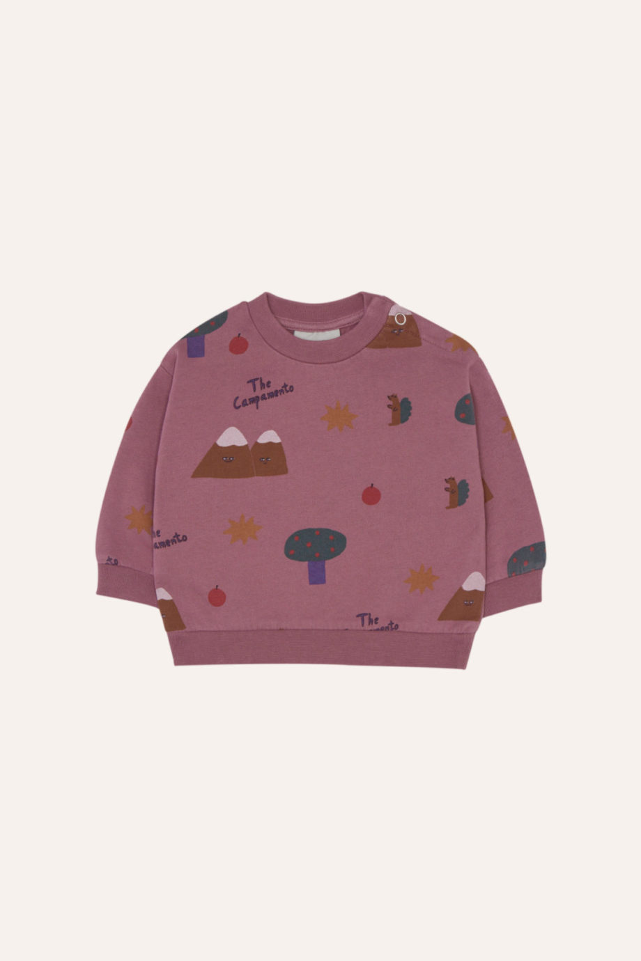 THE CAMPAMENTO BABY | Mountains Purple Baby Sweatshirt