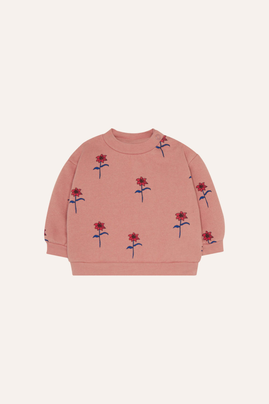 THE CAMPAMENTO BABY | Flowers Pink Baby Sweatshirt