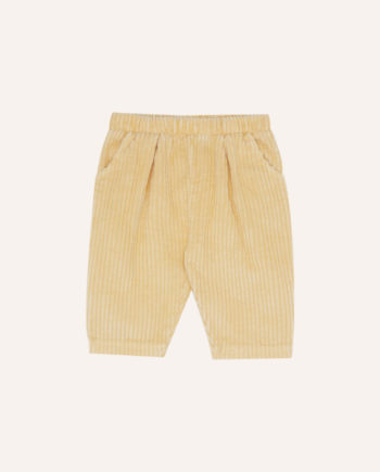 THE CAMPAMENTO BABY | Yellow Corduroy Baby Trousers