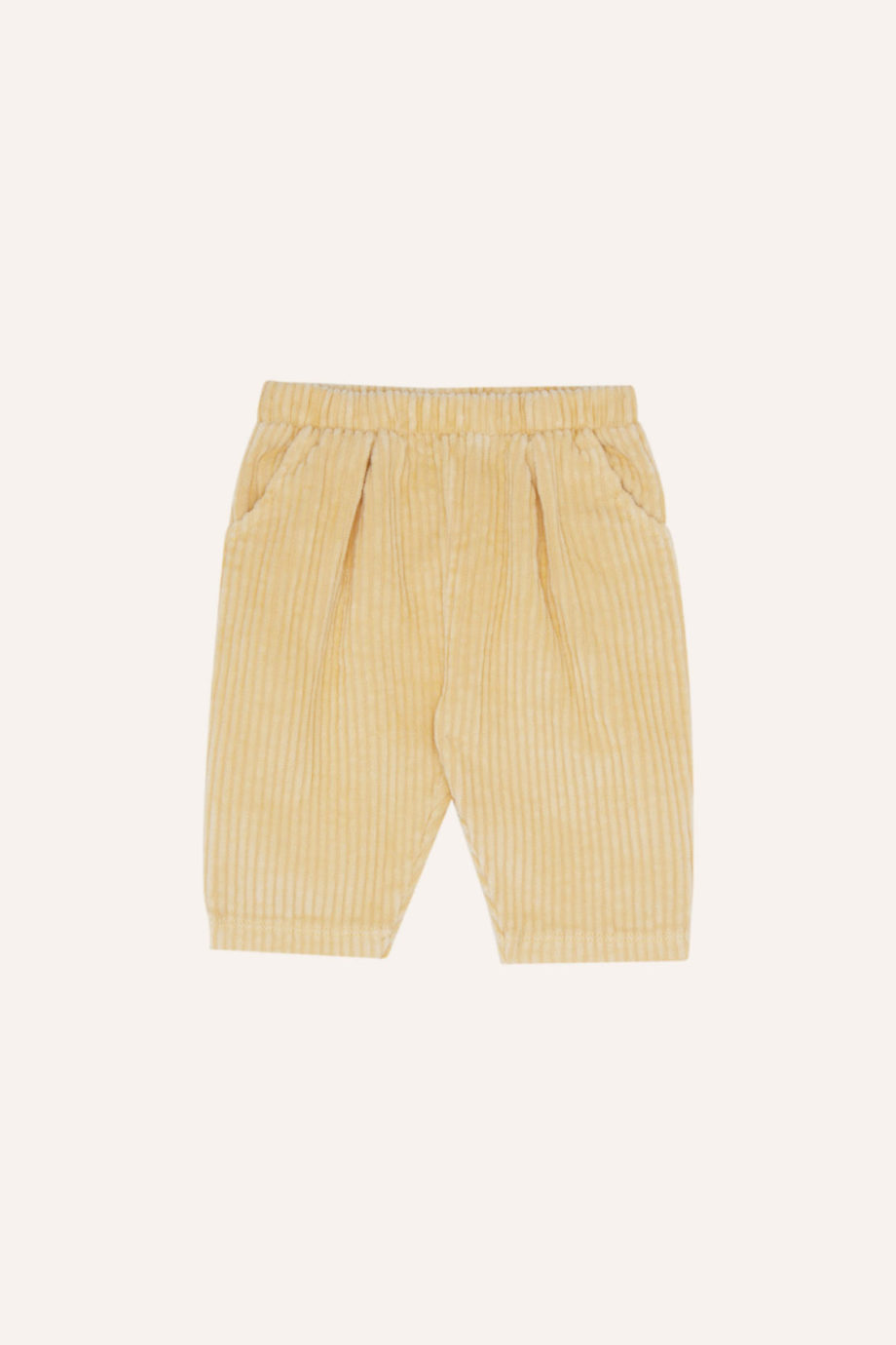 THE CAMPAMENTO BABY | Yellow Corduroy Baby Trousers