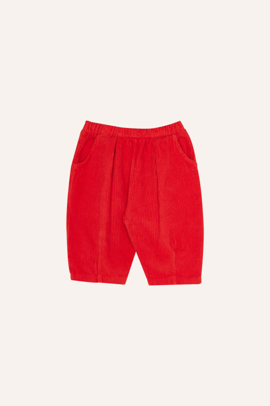 THE CAMPAMENTO BABY | Red Corduroy Baby Trousers