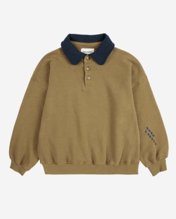 BOBO CHOSES | Bobo Choses polo sweatshirt KAKHI