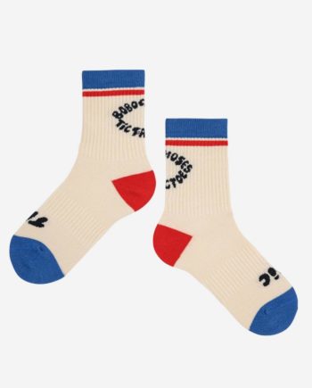 BOBO CHOSES | Tic Tac Toe color block long socks