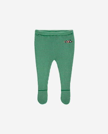 BOBO CHOSES BABY | Race Car knitted footed leggings