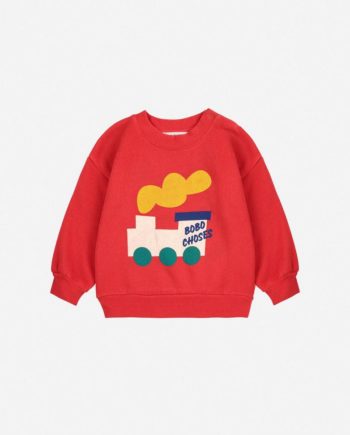BOBO CHOSES BABY | Bobo Choo Choo sweatshirt RED