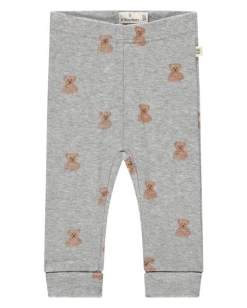 A TINY STORY | Baby pants Light Grey melange Beer
