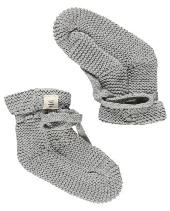 A TINY STORY | Baby slippers Steel