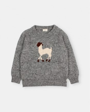 BÚHO | LLAMA Jumper Grey melange
