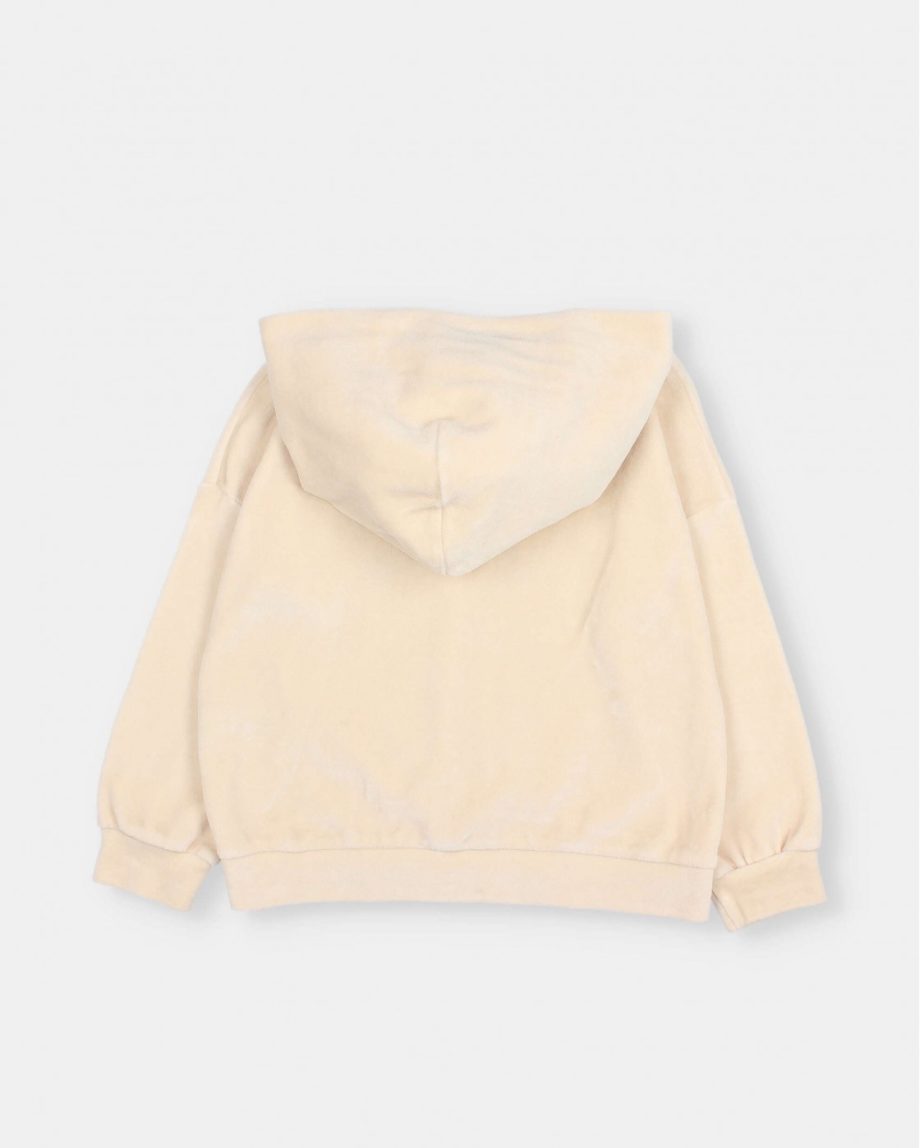 BÚHO | Velvet sweat-shirt Ivory