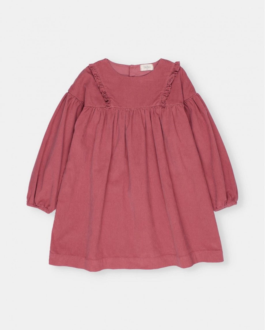 BÚHO | Soft velour dress Blush