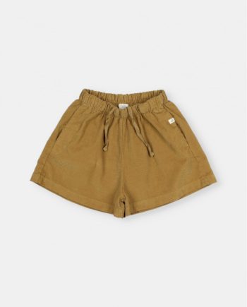 BÚHO | Soft velour skirt-short Ocre