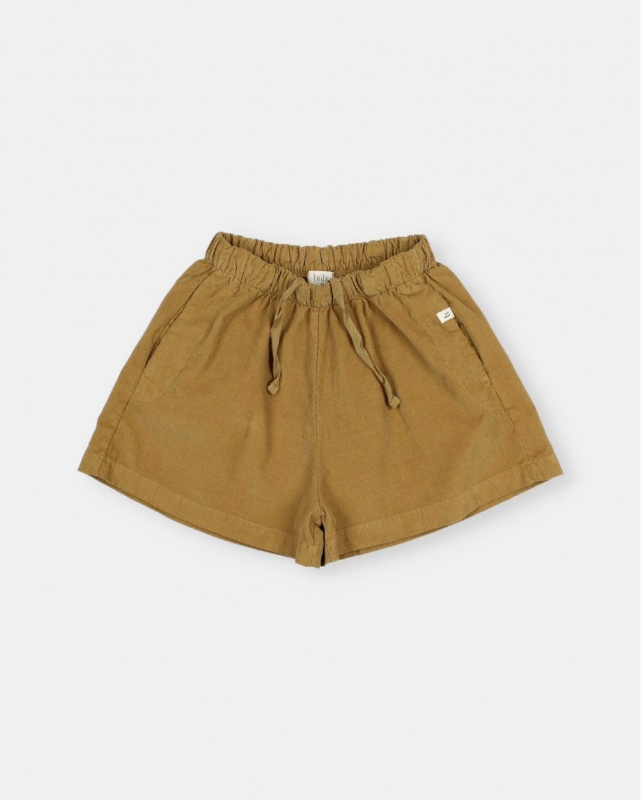 BÚHO | Soft velour skirt-short Ocre