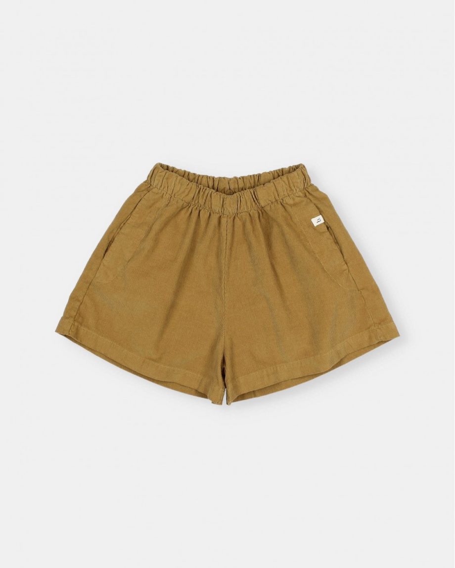 BÚHO | Soft velour skirt-short Ocre