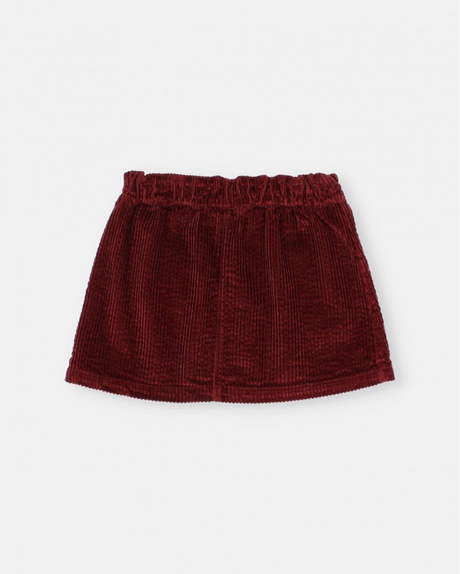 BÚHO | Corduroy skirt Burgundy