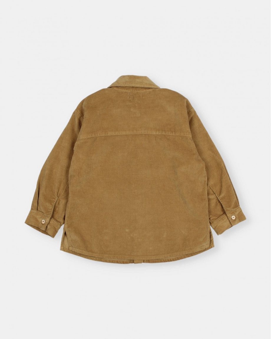 BÚHO | Soft velour shirt Kaki