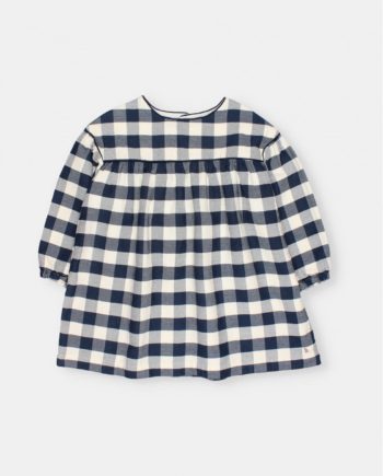 BÚHO | Gingham dress Navy