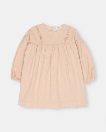 BÚHO | Soft velour dress Rose
