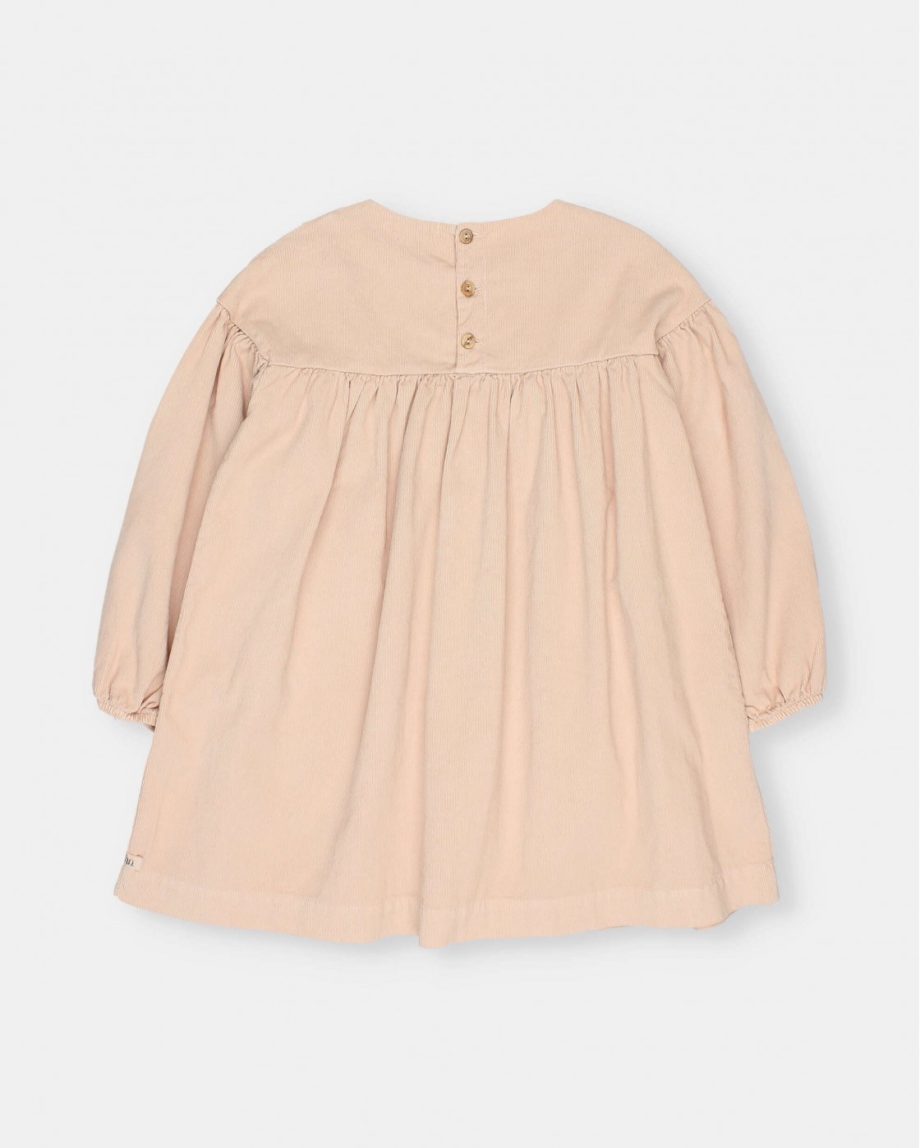 BÚHO | Soft velour dress Rose