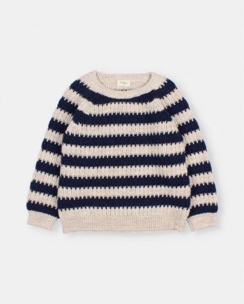 BÚHO | Stripes jumper Navy