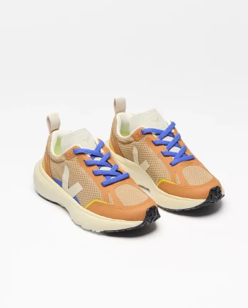 VEJA | CANARY ELASTIC LACES ALVEOMESH DUNE CALCAIRE UMBER