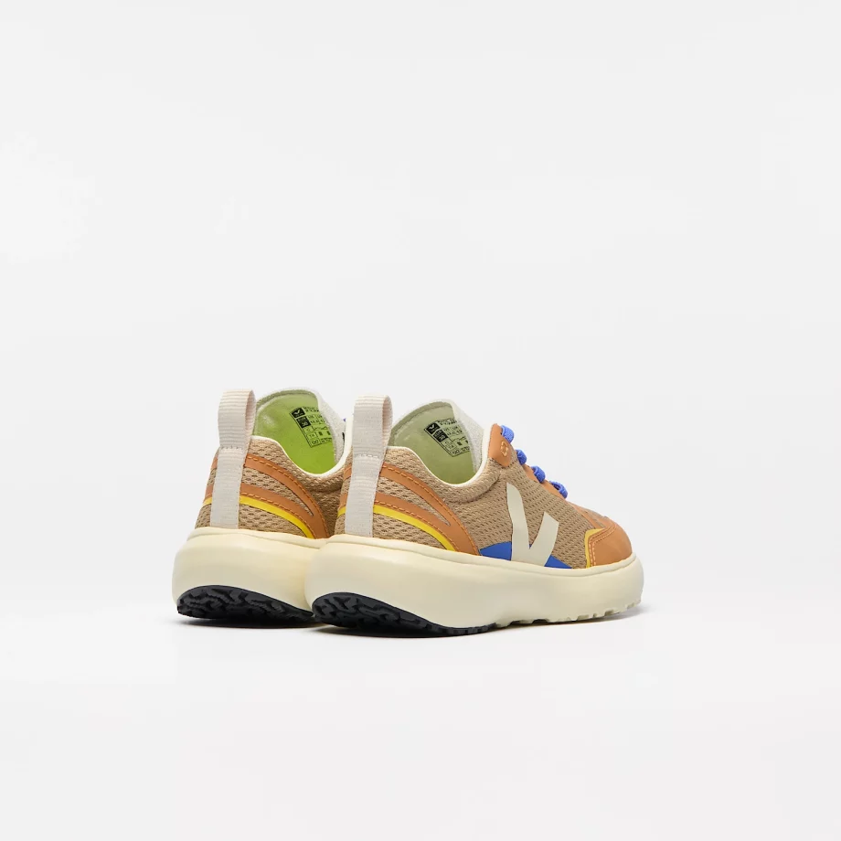 VEJA | CANARY ELASTIC LACES ALVEOMESH DUNE CALCAIRE UMBER
