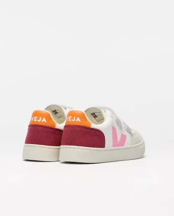 VEJA | V-12 LEATHER WHITE MULTICO MARSALA