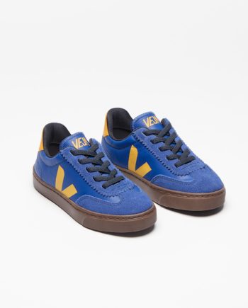 VEJA | VOLLEY ELASTIC LACES LEATHER ATLANTIC OURO BARK