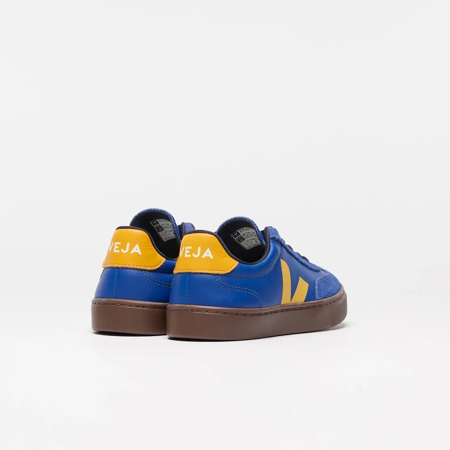 VEJA | VOLLEY ELASTIC LACES LEATHER ATLANTIC OURO BARK