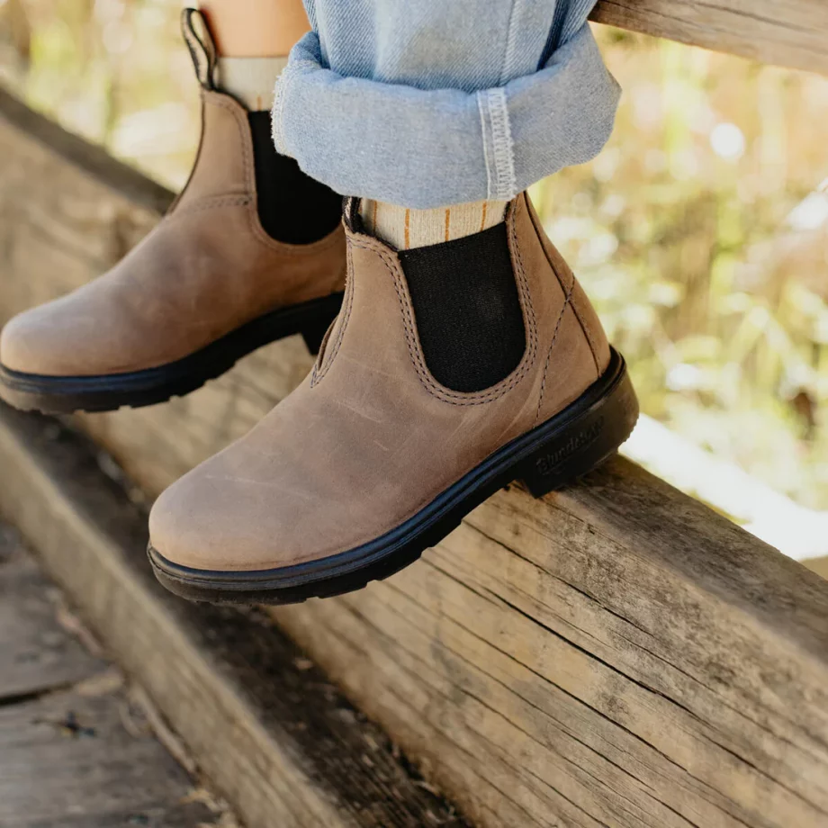 BLUNDSTONE KIDS | Kids boots nubuck - Mushroom