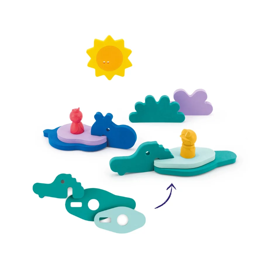 QUUT - Quutopia puzzle de bain - Dans la jungle