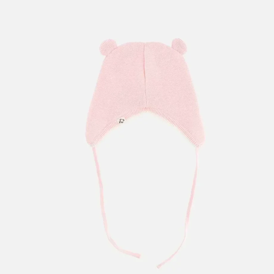 CHAMAYE | Bonnet bébé | Petit Coeur ROSE