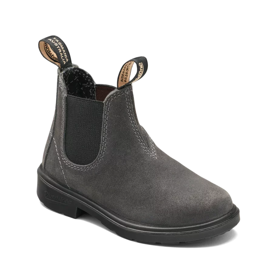 BLUNDSTONE KIDS | Kids boots nubuck - Steel Grey WAXED