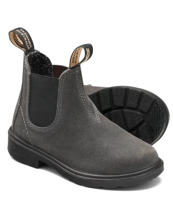 BLUNDSTONE KIDS | Kids boots nubuck - Steel Grey WAXED