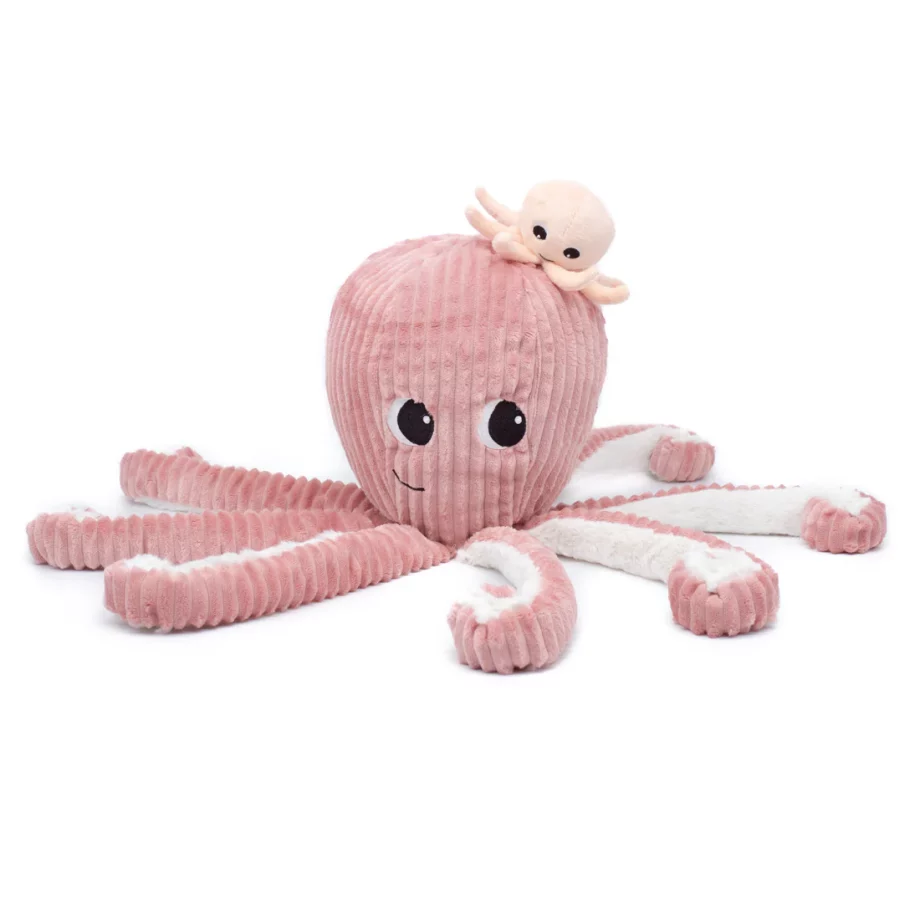 LES PTIPOTOS | Filou la pieuvre maman et son bébé rose