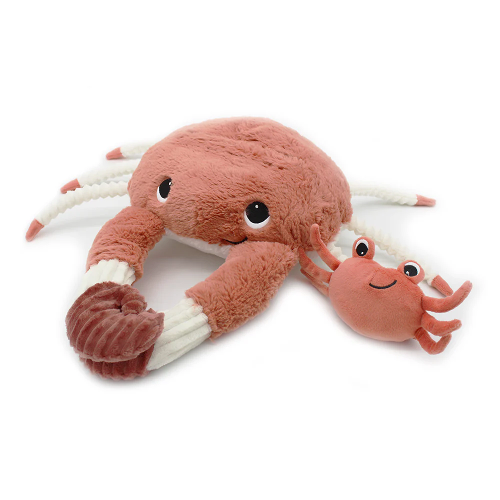 LES PTIPOTOS | Cassecou le crabe maman et son bébé Terracotta