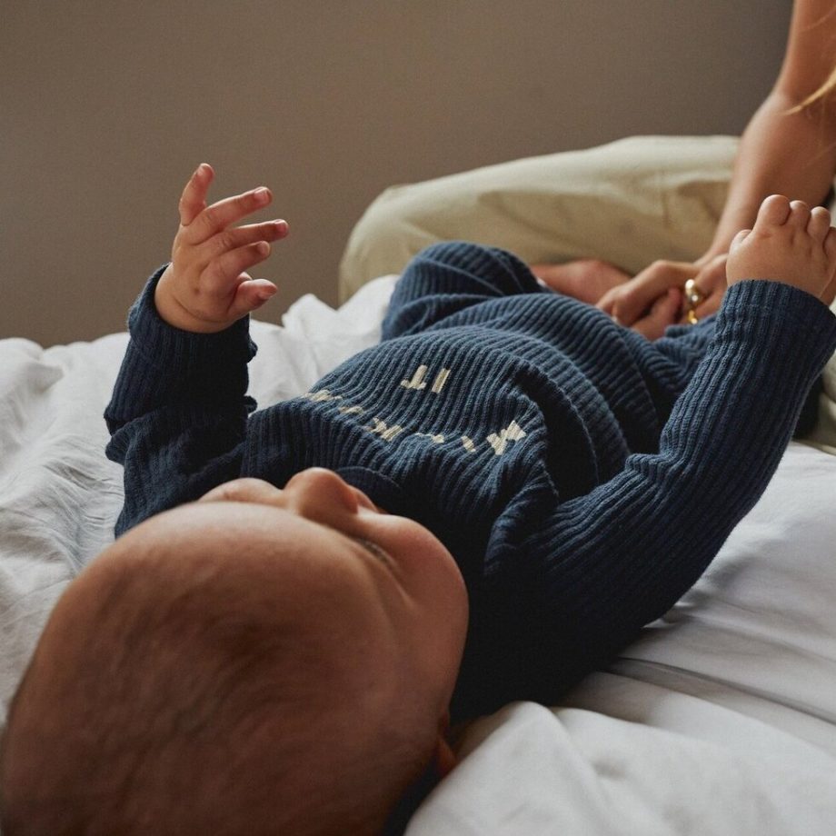 CLAUDE & CO | Milking It Onesie Navy
