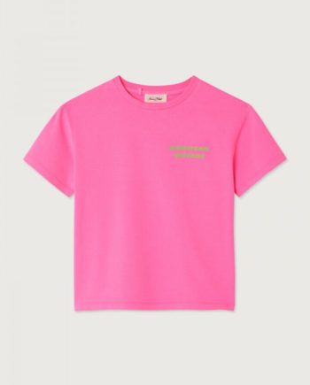 AMERICAN VINTAGE | T-shirt enfant Fizvalley ROSE FLUO