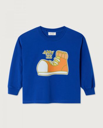 AMERICAN VINTAGE | T-shirt enfant Fizvalley ML INDIGO VINTAGE