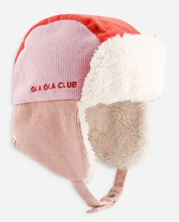 CHAMAYE | Gla Gla Club Chapka | Pink & Orange
