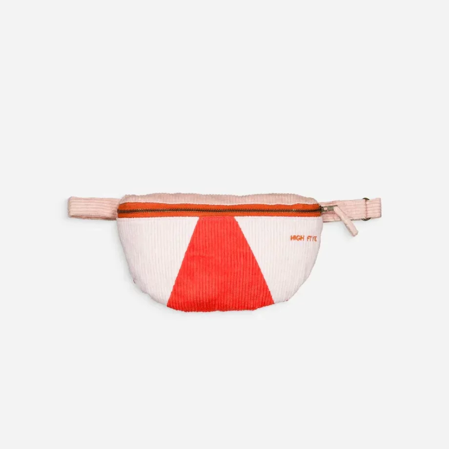 CHAMAYE | BANANE VELOURS HIGH FIVE - ROSE- ORANGE